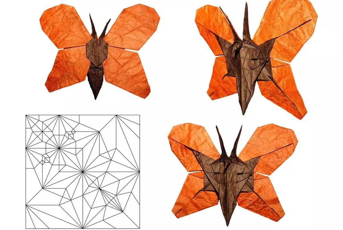 Origami (97 fotos) Què és? Figures de 8 a full tètrada març. Tipus d'art japonès de l'plegat de paper artesanal a partir. Com fer formes diferents? 26950_44