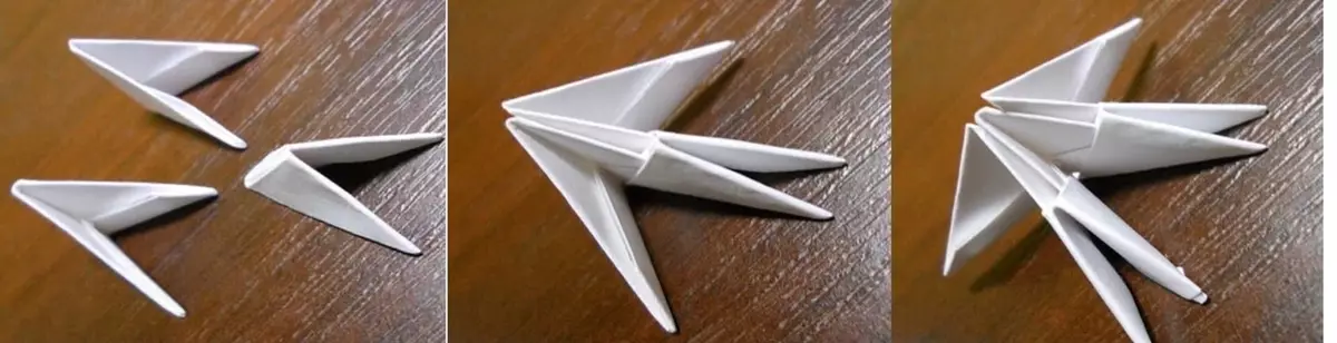 အဖြူရောင်စက္ကူမှ origami: 4-9 နှင့် 12-13 နှစ်အရွယ်ကလေးများအတွက်အလင်းရောင် origami, Light Origami, အစပြုသူများအတွက်လှပသောရိုးရှင်းသောလက်မှုပညာ။ စာရွက်ကိန်းဂဏန်းများ၏ phased အစီအစဉ်များ 26951_19