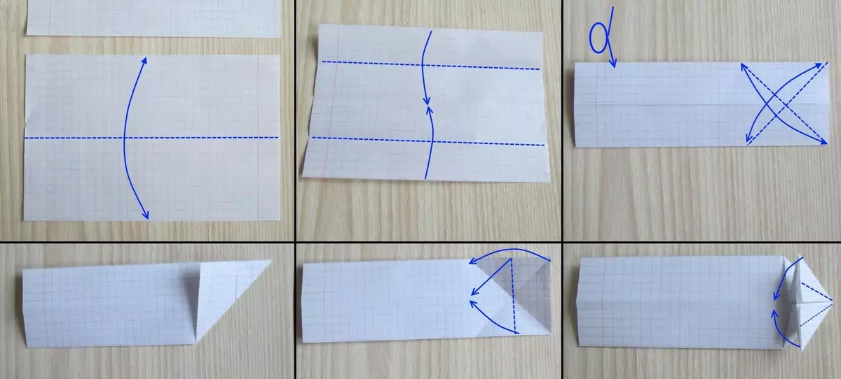 Origami « Technique militaire »: papier origami modulaire pour les enfants et les débutants. Comment faire des figures volumétrique selon le schéma avec vos propres mains? 26959_17
