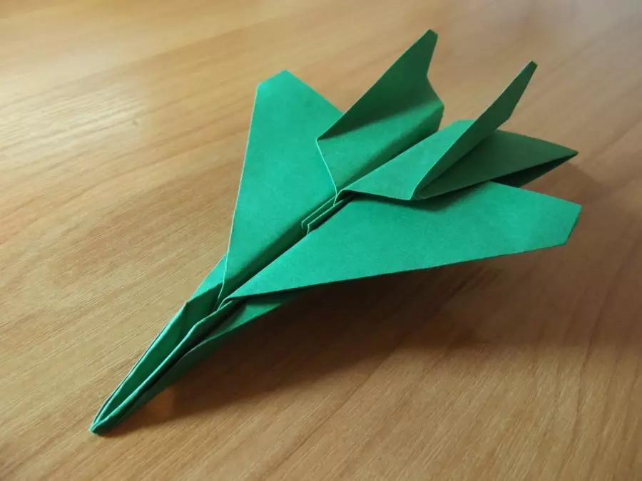 Origami « Technique militaire »: papier origami modulaire pour les enfants et les débutants. Comment faire des figures volumétrique selon le schéma avec vos propres mains? 26959_4