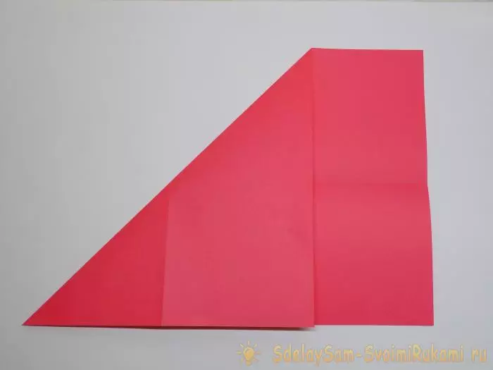 Origami para o día de San Valentín: que facer o 14 de febreiro de papel coas túas propias mans? Caixa de agasallo e origami modular para a nai 26960_23