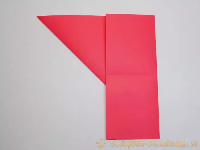 Origami para o día de San Valentín: que facer o 14 de febreiro de papel coas túas propias mans? Caixa de agasallo e origami modular para a nai 26960_24