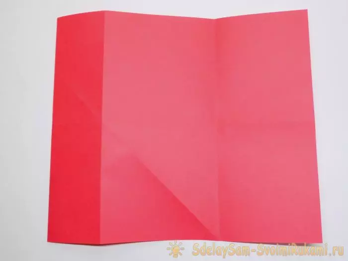 Origami para o día de San Valentín: que facer o 14 de febreiro de papel coas túas propias mans? Caixa de agasallo e origami modular para a nai 26960_28