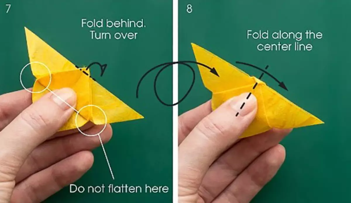 Origami dễ thương: Làm thế nào dễ dàng để tạo ra động vật từ các sơ đồ giấy? Những nghề thủ công nhỏ khác tự làm, Origami dễ thương đơn giản nhất 26965_13