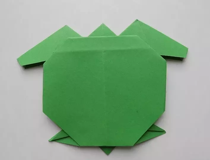 Origami de papel sen cola: como facer unha artesanía de folla A4 sen tesoiras e cola coas túas propias mans paso a paso segundo o esquema? Opcións fáciles 26971_16