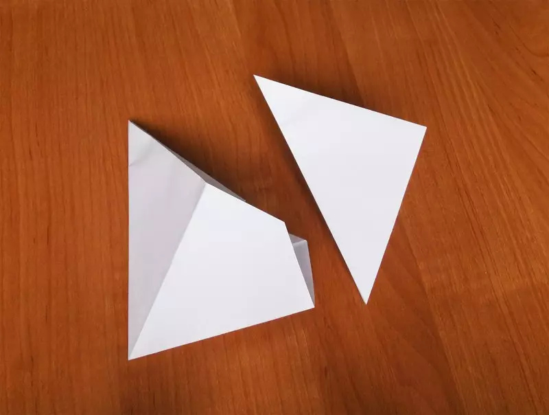 Origami de papel sen cola: como facer unha artesanía de folla A4 sen tesoiras e cola coas túas propias mans paso a paso segundo o esquema? Opcións fáciles 26971_32
