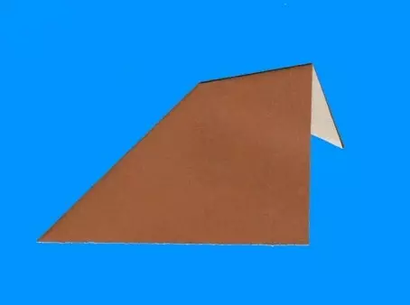 Орігамі «Ворона»: як зробити з паперу ворону, яка відкриває рот? Як з дітьми скласти ворону з дзьобом по схемам? 26972_18