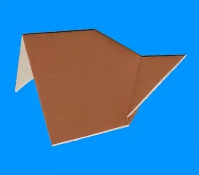 Орігамі «Ворона»: як зробити з паперу ворону, яка відкриває рот? Як з дітьми скласти ворону з дзьобом по схемам? 26972_20