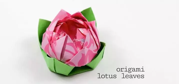 Origami «Waterweewwear» (40 լուսանկար). Ինչպես ծաղիկ պատրաստել թղթի վրա ձեր սեփական ձեռքերով փուլային սխեմայով: Սկսնակների համար մոդուլային օրիգամի ստեղծելու քայլ առ քայլ հրահանգներ 26980_7