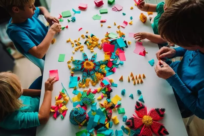 Papīra origami bērniem 7-8 gadus veci: vienkāršas shēmas zēniem un meitenēm. Kā padarīt origami darīt pats posmos? 26984_10