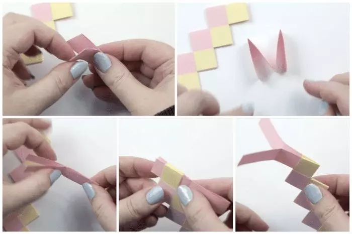 ကလေးငယ်များအတွက်စက္ကူ origami 7-8 နှစ်အရွယ် - ယောက်ျားလေးများနှင့်မိန်းကလေးများအတွက်ရိုးရှင်းသောအစီအစဉ်များ။ origami ကိုဘယ်လိုလုပ်ရမလဲ။ 26984_16