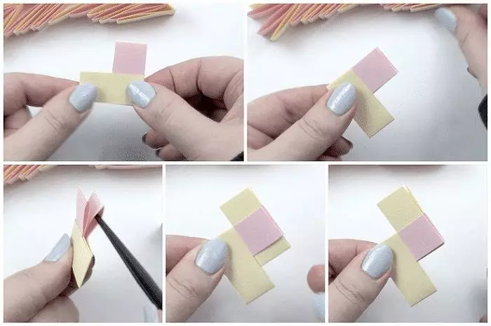 Papier origami foar bern 7-8 jier âld: Simple regelingen foar jonges en famkes. How to make origami dogge it sels yn fazen? 26984_17
