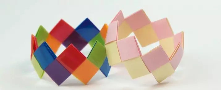 Paper Origami 7-8 urte bitarteko haurrentzako: neska-mutilentzako eskema sinpleak. Nola egin origami Egin zeure burua faseetan? 26984_20
