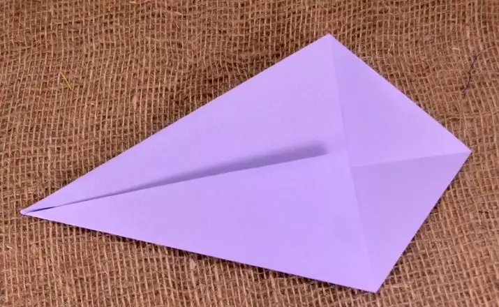 Origami Papye pou timoun 7-8 ane fin vye granmoun: rapid senp pou ti gason ak tifi. Ki jan yo fè origami fè li tèt ou nan premye etap? 26984_31