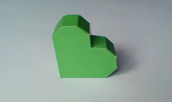 Оригами тартмасы: Капка белән үз кулыгыз белән кәгазь тартма ясарга? Схемада сандык-мәче ничек тартырга? Адымсыз күрсәткечләр белән иң гади оригами пакетлары 26986_23
