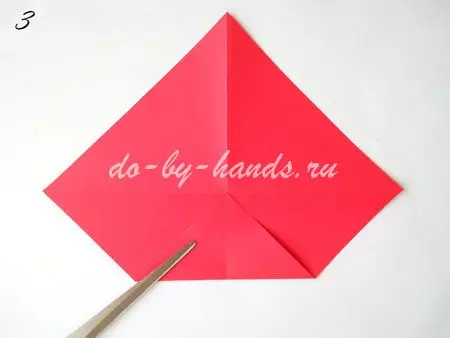Оригами тартмасы: Капка белән үз кулыгыз белән кәгазь тартма ясарга? Схемада сандык-мәче ничек тартырга? Адымсыз күрсәткечләр белән иң гади оригами пакетлары 26986_31