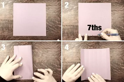 Caixa de origami: Como fazer uma caixa de papel com suas próprias mãos com uma tampa? Como dobrar um gato de caixa no esquema? Os pacotes de origami mais simples em instruções passo a passo sem cola 26986_36