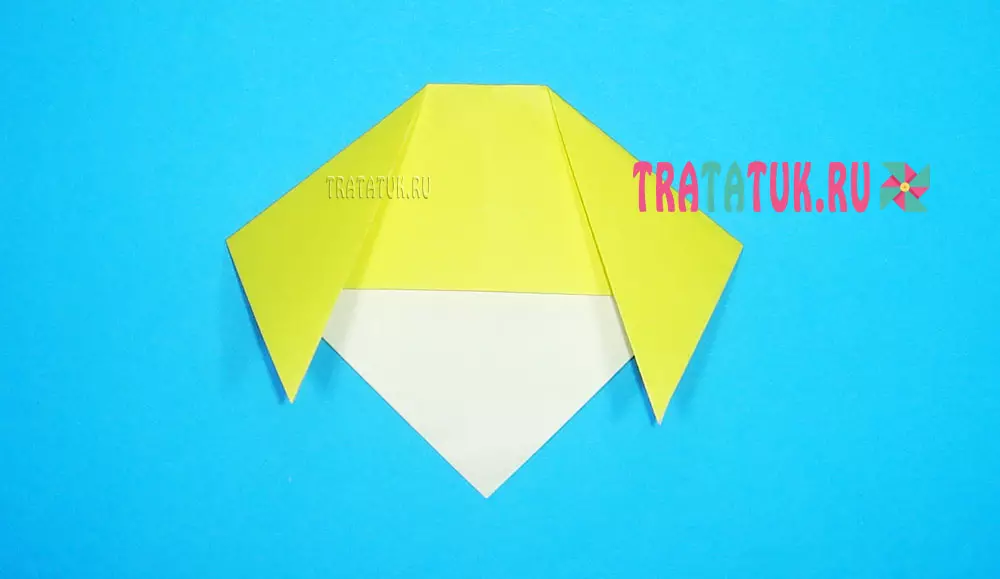 «Қуыршақ» оригами «Қағаздан»: Балалардың схемасына сәйкес жапондық қуыршақтарды қалай жасауға болады? Әдемі қағаз қуыршағының кезең-кезеңімен шеберлік сыныбы 26987_11