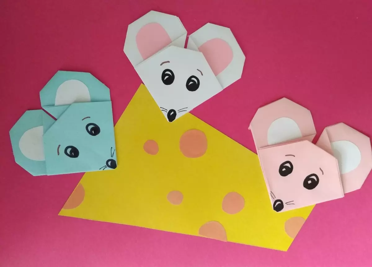 Origami dari kertas untuk kanak-kanak berumur 5-6 tahun: Skim langkah demi langkah, kraf sederhana dengan tangan mereka sendiri. Betapa mudahnya untuk melakukan kelas hangat di pemula kelas induk? 26988_4