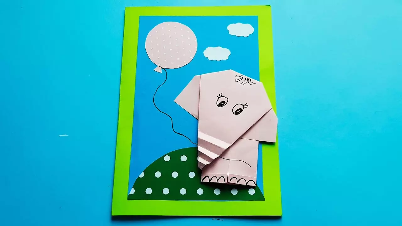 摺紙從紙上為5-6歲以下的兒童：逐步的方案，用自己的手簡單的工藝品。在主課程初學者上做一個溫暖的課程是多麼容易？ 26988_46