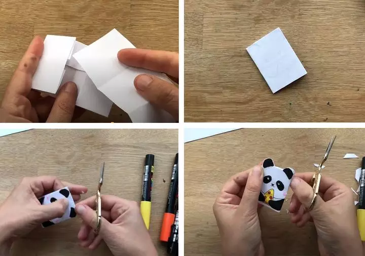 Origami „Notepad”: Kako napraviti prijenosno računalo od 1 list papira svojim rukama s djecom 5-6 godina? Veliki i mali origami bez ljepila za početnike 26992_23