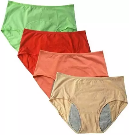 Pengecut menstruasi: Celana Pakai Postpartum-gasket untuk menstruasi dan model yang dapat digunakan kembali. Bagaimana cara menggunakannya dan apa yang mereka lihat? 269_10