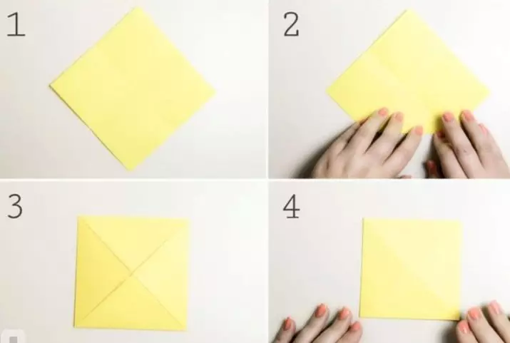 Origami“Crown”：如何根据有孩子的计划用自己的手从纸张中从纸张中制作？纸张模块冠和棺材形式的简单版本 27001_35
