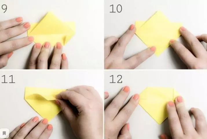 Origami“Crown”：如何根据有孩子的计划用自己的手从纸张中从纸张中制作？纸张模块冠和棺材形式的简单版本 27001_37