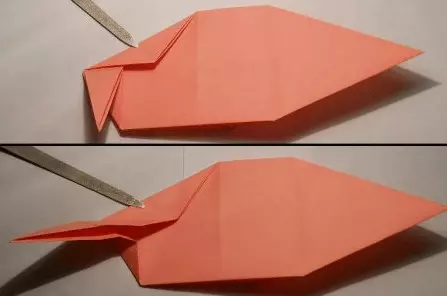 Origami «Unicorn»: πώς να το κάνετε από χαρτί, ανάλογα με το σχήμα με τα παιδιά; Πώς να κάνει ένα κεφάλι εύκολο; Σταδιακή modular origami για αρχάριους 27002_34