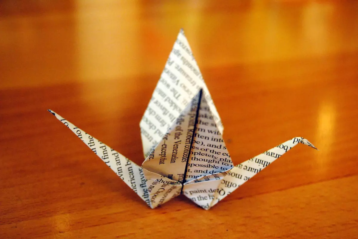 Origami historie: fremveksten av modulære origami. Hvem oppfunnet og i hvilket år? Origami papir for barn i den moderne verden 27025_40