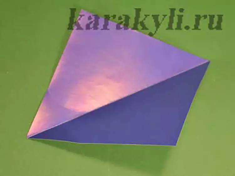 Origami „Kit”: Kína papír program a gyermekek számára. Hogyan készítsünk egy kék egyszerű és moduláris bálna? 27026_9