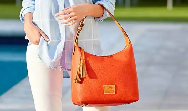 Oranžová taška (50 fotografií): Čo nosiť 2702_2