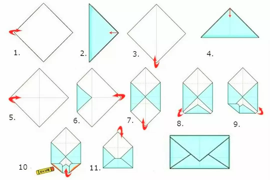 Клеем конверт из бумаги а4. Как делать оригами конверт из бумаги а4. Как сложить конвертик из бумаги для денег. Как свернуть конвертик из бумаги без клея. Как сложить конверт из а4.