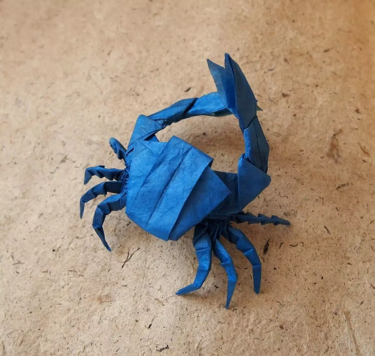 Origami «Crab». Ծովախեցգետին թղթից `ըստ երեխաների սխեմայի: Ինչպես կատարել պարզ ծովախեցգետին քայլ առ քայլ հրահանգների սկսնակներ: Մոդուլային ծովախեցգետին potpno 27036_20
