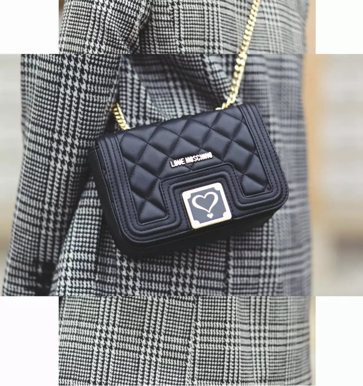 Tresna Bags Moschino (64 Foto): Ing bentuk jaket lan model liyane 2703_54