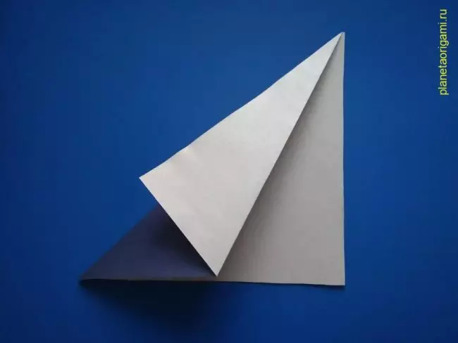 Origami“船”：儿童船的折叠方案。如何一步一步地制作一艘简单的船，用自己的手初学者驾驶？ 27054_22