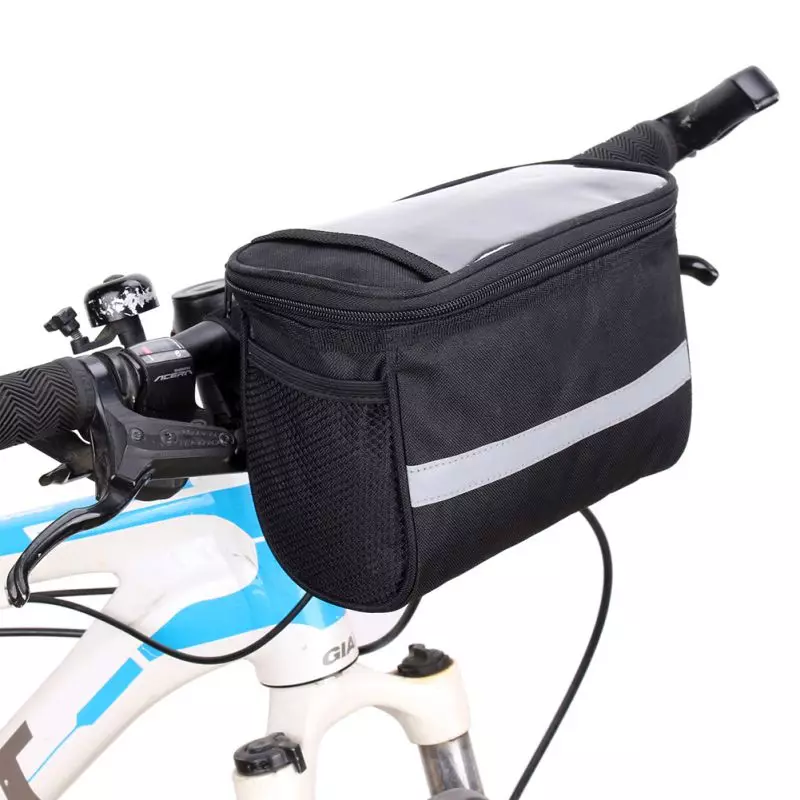 Beg basikal (83 foto): Beg berbasikal pada roda stereng, bingkai dan batang, tempat duduk 2705_19