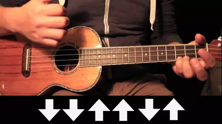 Borba na ukulele: sheme za početnike. Kako igrati „četiri”, reggae i druge vrste? Jednostavan i lagan borba 27075_22