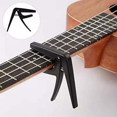 Configuración Ukulele: soprano, concerto e outros. Cadeas de trazo estándar. Como configurar un recén chegado a través da aplicación e audición? 27080_2