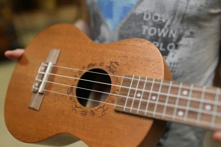 Ukulele tenor: Pergal û sêwirandin, deng û serişteyên li ser bijartina ukulele 27085_4