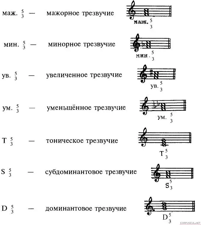 အဆိုပါ synthesizer အပေါ် chord: အစပြုသူများအတွက်ရုပ်ပုံများအတွက် Chords ။ သော့ကိုဘယ်ဘက်လက်ကိုဘယ်လိုကစားရမလဲ။ ရိုးရှင်းသောနှင့်အလင်း Chord ၏သတ်မှတ်ချက်များ 27091_9