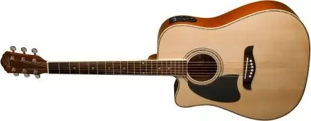 Oscar Schmidt kitarri: kitarri minn washburn, akustiċi, elettroakoustiċi u mudelli klassiċi, karatteristiċi u pariri għall-għażla 27100_2