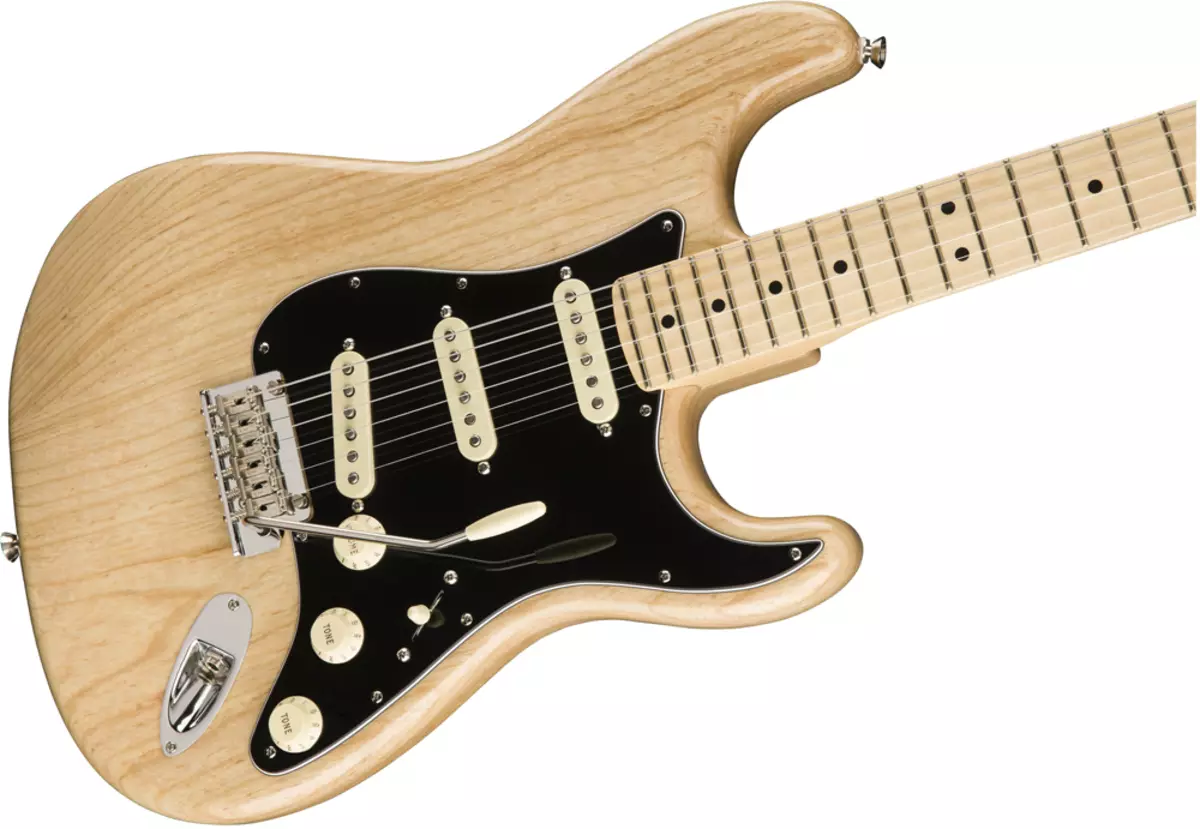 Stratocaster Fender (45 Grianghraif): Giotáir Acoustasonic Meiriceánach agus Meiriceánach Ultra, Bullet agus Affinity, Deluxe agus Jeff Beck Giotáir leictreacha, Deluxe agus Jeff Beck, Forbhreathnú ar shraith agus samhlacha eile 27105_21