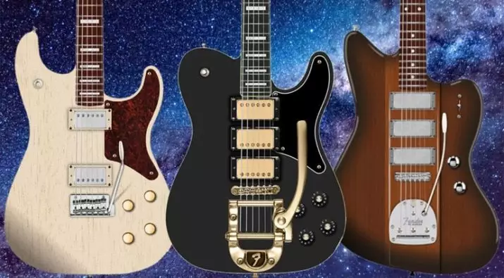 Stratocaster Fender (45 Grianghraif): Giotáir Acoustasonic Meiriceánach agus Meiriceánach Ultra, Bullet agus Affinity, Deluxe agus Jeff Beck Giotáir leictreacha, Deluxe agus Jeff Beck, Forbhreathnú ar shraith agus samhlacha eile 27105_33