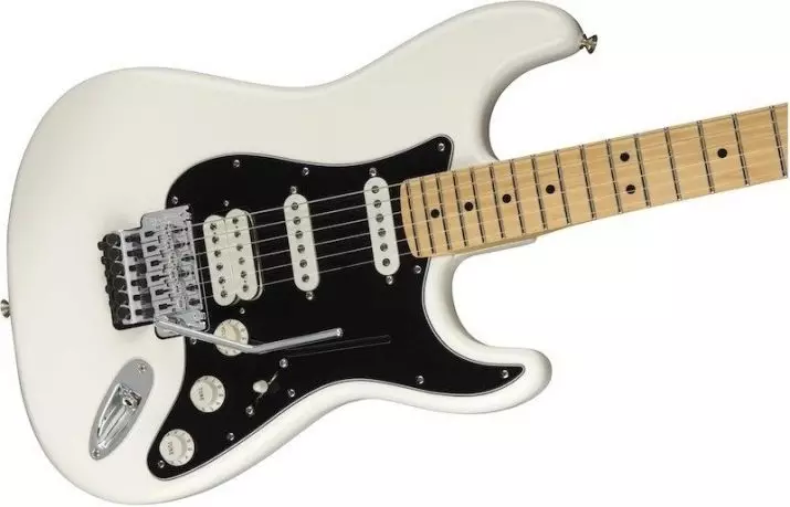 Fender Stratocaster (45 bilder): Amerikanske Akustasoniske gitarer og amerikansk Ultra, Bullet og Affinity, Deluxe og Jeff Beck Elektriske gitarer, Deluxe og Jeff Beck, Oversikt over andre serier og modeller 27105_34