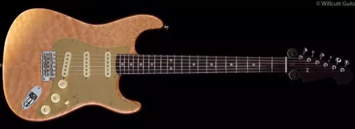 Fender Stratocaster (45 bilder): Amerikanske Akustasoniske gitarer og amerikansk Ultra, Bullet og Affinity, Deluxe og Jeff Beck Elektriske gitarer, Deluxe og Jeff Beck, Oversikt over andre serier og modeller 27105_35