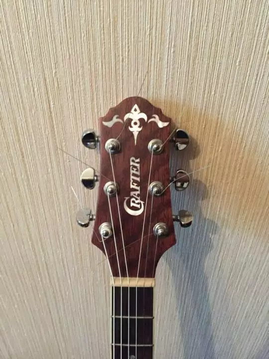 Gitar Staf: Akustik sareng élustentik, D-7 / n sareng HD-250 CE / N Gitar, gambaran tina model Korea sanés 27116_14
