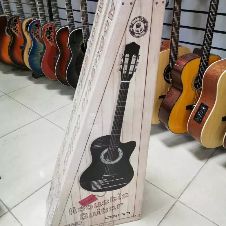 Denn Guitars: Acoustic DCG395 na DCG390, SB100 BK Bass Guitars na Classic, DCG230 na mifano nyingine 27121_4