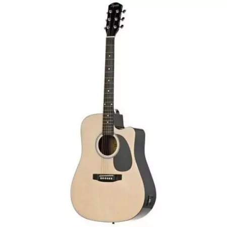 Kitarri Squier: SA-105CE U SA-150N, kitarra akustika u elettrika, Stratocaster u bulit Strat, Baċir u Mudelli Elettroakustiċi 27128_10