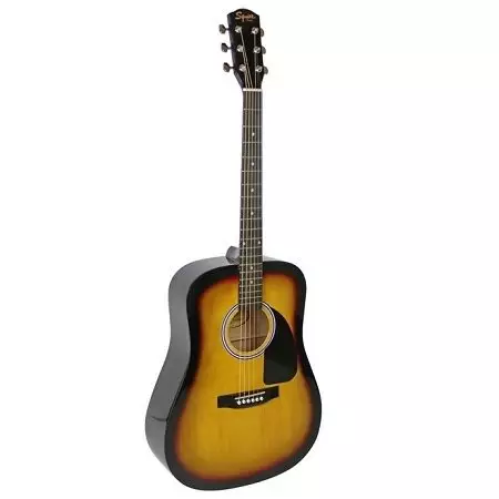 Kitarri Squier: SA-105CE U SA-150N, kitarra akustika u elettrika, Stratocaster u bulit Strat, Baċir u Mudelli Elettroakustiċi 27128_16